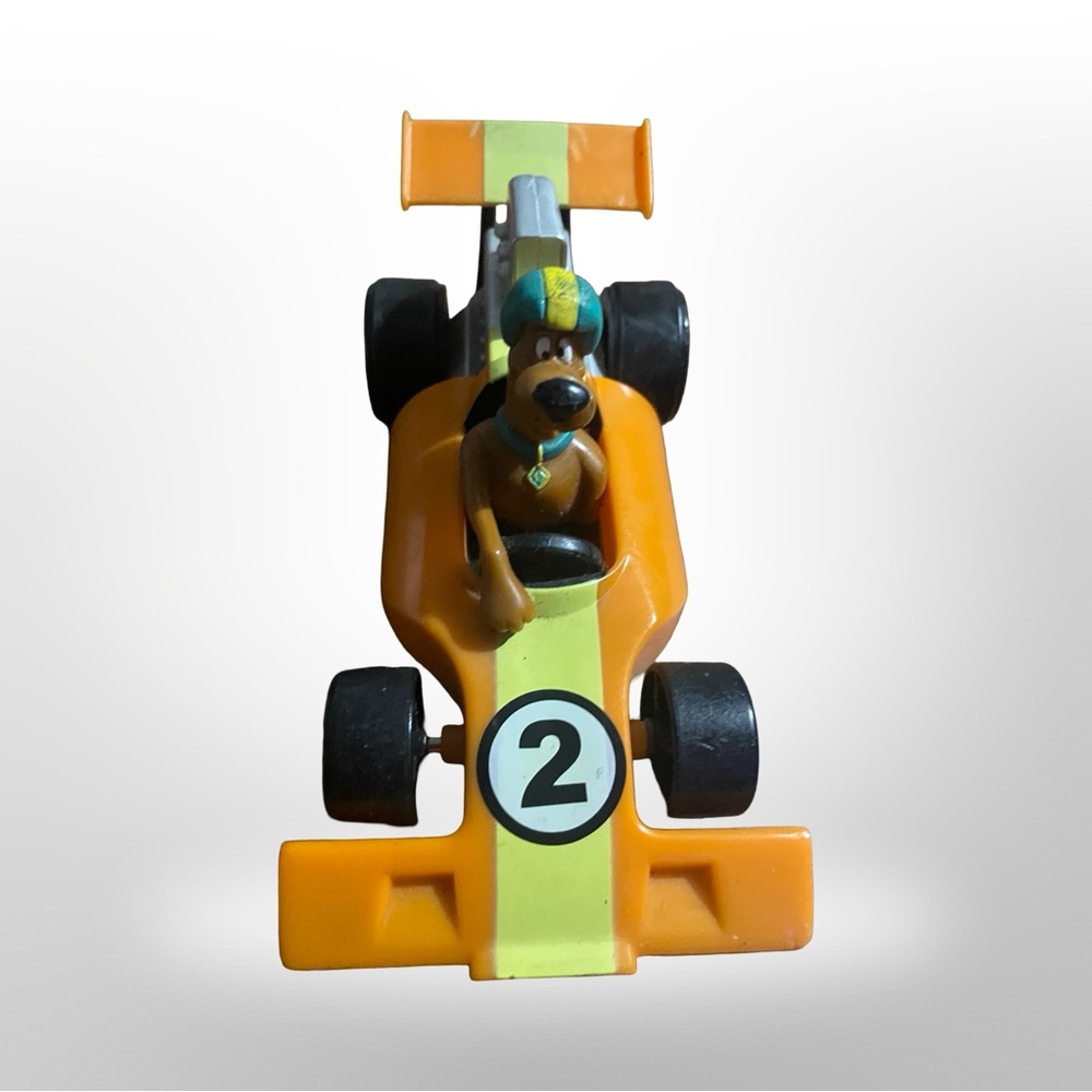 Vintage Scooby Doo Friction Powered‎ Pull Back Race Car 2000 Cartoon Network